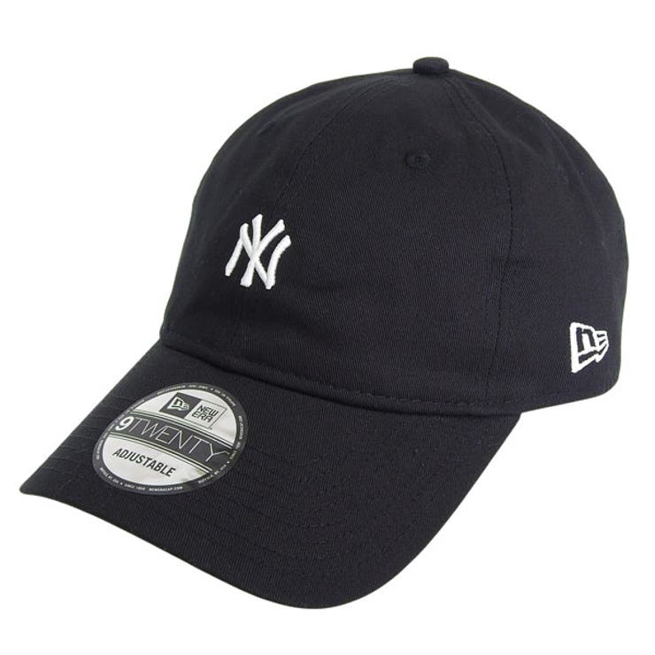 Riverall NEW ERA ニューエラ 帽子 メンズ レディース キャップ OSFM コットン ブラック×ホワイト MINI LOGO 9TWENTY N NE60675528 NEW ERA 帽子