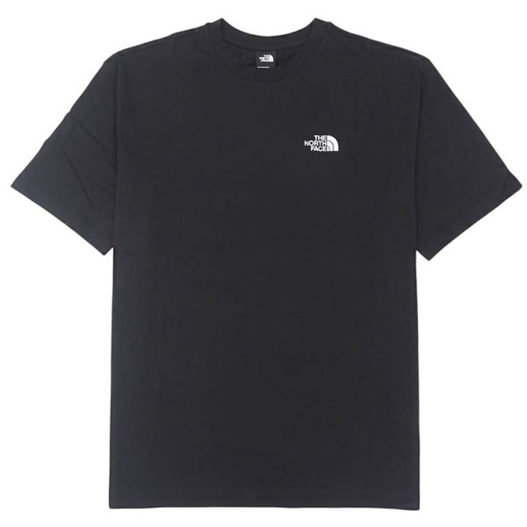 Riverall THE NORTH FACE ノースフェイス Tシャツ カットソー メンズ 半袖 M コットン ブラック M S/S ESSENTIAL OVERSIZE TEE NF0A87NR-JK3-BKM THE NORTH FACE トップス
