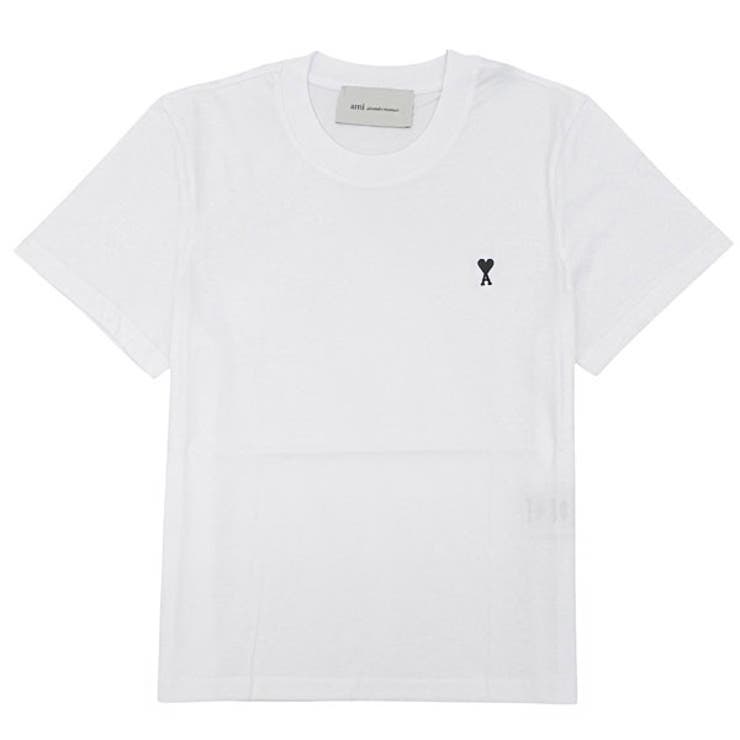 Riverall AMIPARIS アミ パリス Tシャツ カットソー レディース L コットン ホワイト FTS347724WHL AMIPARIS トップス