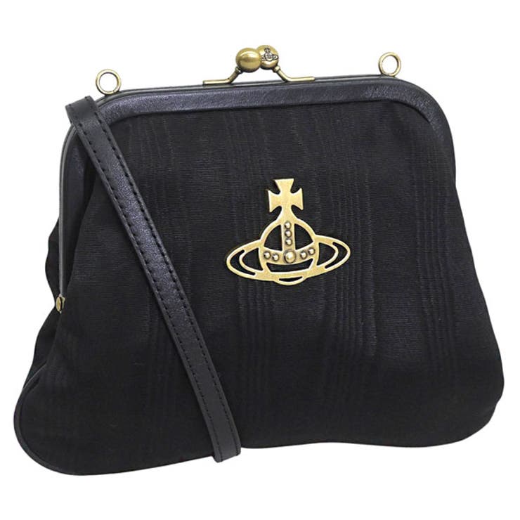 Riverall VIVIENNE WESTWOOD ヴィヴィアンウエストウッド バッグ レディース 2WAY ショルダーバッグ クラッチ ブラック VIVIENNE VIVIENNE’S CLUTCH 4402009CUW00SSN201 VIVIEN