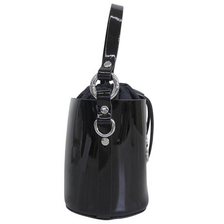 Riverall VIVIENNE WESTWOOD ヴィヴィアンウエストウッド バッグ レディース 2WAY ショルダーバッグ パテント ブラック DAISY SMALL DRAWSTRING BUCKET 43020023L001ON403 VIVI 3
