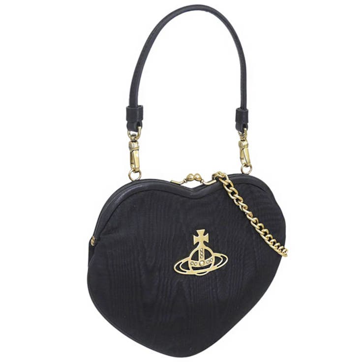 Riverall VIVIENNE WESTWOOD ヴィヴィアンウエストウッド バッグ レディース 2WAY ショルダーバッグ ハンドバッグ ブラック BELLE HEART FRAME PURSE 4304006NUW00SSN201 VIVIENN