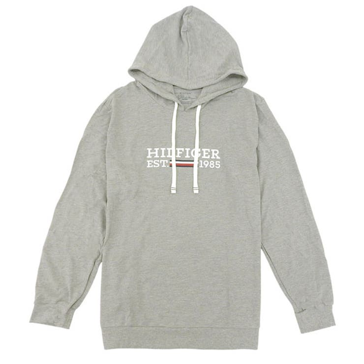 Riverall TOMMY HILFIGER トミーヒルフィガー フーディーパーカー メンズ 長袖 S コットン グレー TH09T4505004S TOMMY HILFIGER トップス