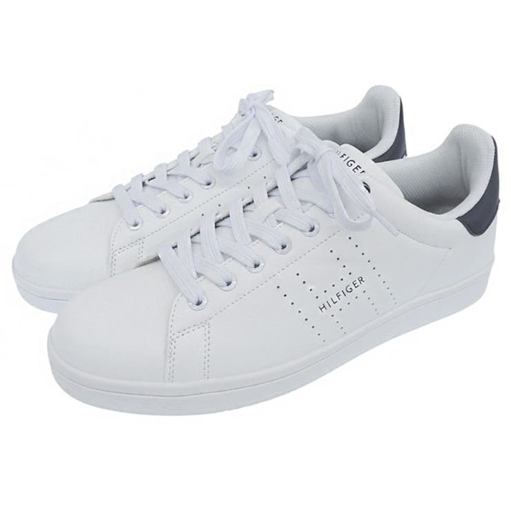 Other - Riverall TOMMY HILFIGER トミーヒルフィガー 靴 メンズ スニーカー 25cm ホワイト TMLISTON TMLISTONWHMSY25 TOMMY HILFIGER シューズ・靴
