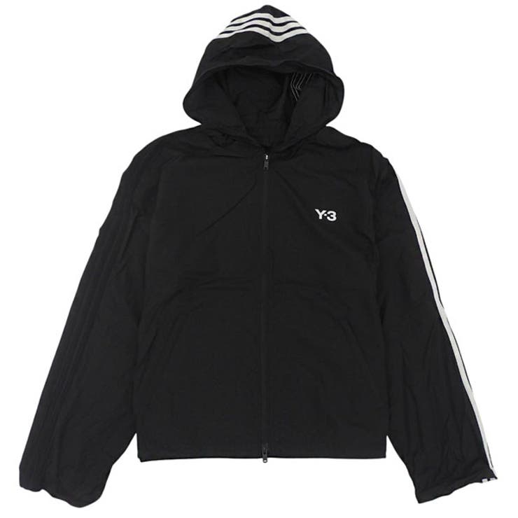 Riverall Y-3 ワイスリー ジャケット メンズ M ナイロン ブラック Y-3 NYLON WIRED 3 STRIPES TRACK TOP KF1085BKM アウター(コート・ジャケットなど)
