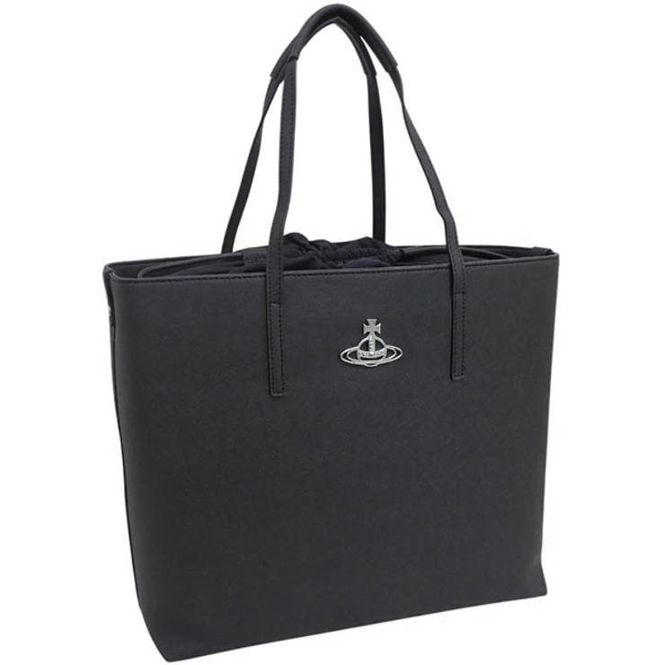 Riverall VIVIENNE WESTWOOD ヴィヴィアンウエストウッド バッグ レディース ショルダーバッグ トートバッグ ブラック POLLY DRAWSTRING TOTE 42040055S000BN401 VIVIENNE WESTWO