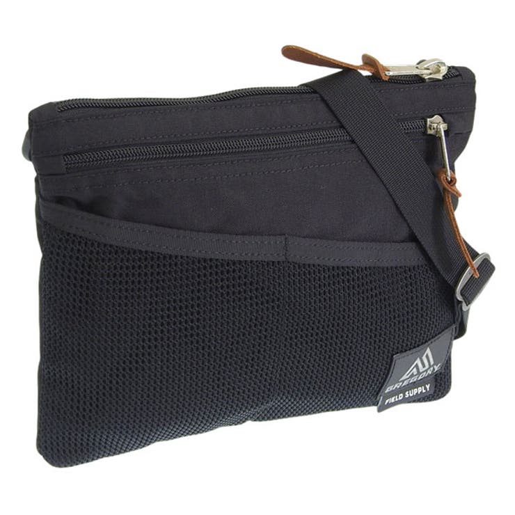 Riverall GREGORY グレゴリー バッグ メンズ レディース ショルダーバッグ サコッシュ ブラック FIELDSUPLY SACOCHE M FS GR1425631041 GREGORY バッグ・鞄