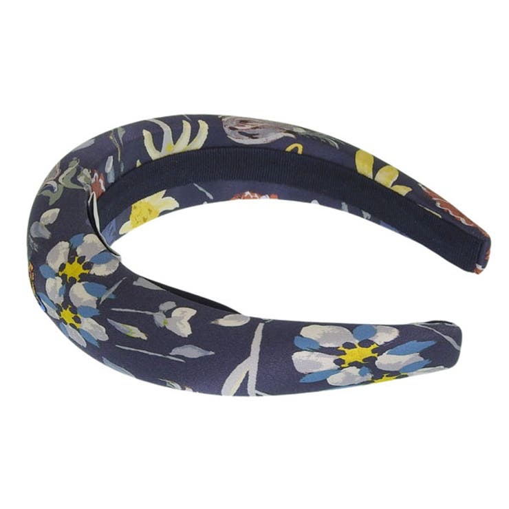 Riverall VIVIENNE WESTWOOD ヴィヴィアンウエストウッド アクセサリー レディース ヘッドバンド カチューシャ シルク ネイビーマルチ FOLK FLOWER HAIRBAND 8102001FW00V8K410 VIVIENNE 2