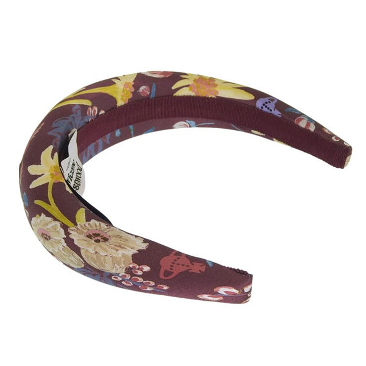 Riverall VIVIENNE WESTWOOD ヴィヴィアンウエストウッド アクセサリー レディース ヘッドバンド カチューシャ シルク ワインマルチ FOLK FLOWER HAIRBAND 8102001FW00V8I401 VIVIENNE 2