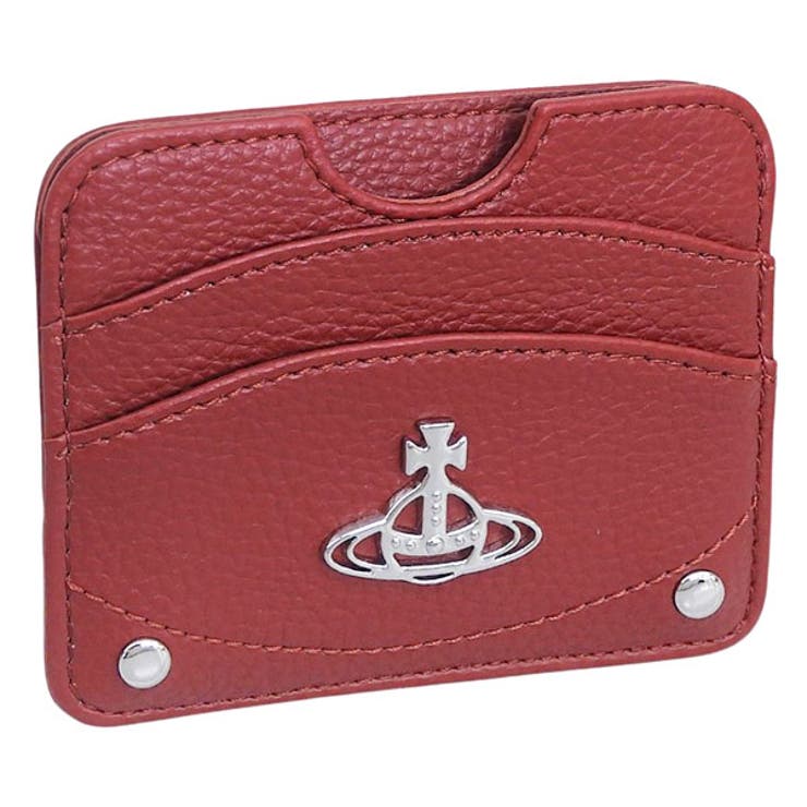 Riverall VIVIENNE WESTWOOD ヴィヴィアンウエストウッド カードケース レディース レッド RE VEGAN HALF MOON CARD 51120002US000DH407 VIVIENNE WESTWOOD 小物
