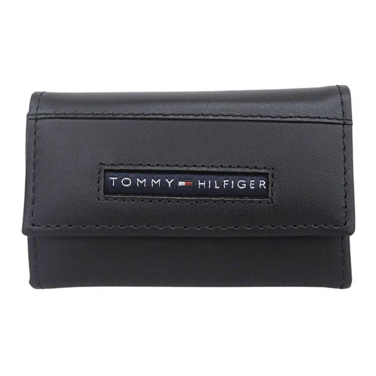 Riverall TOMMY HILFIGER トミーヒルフィガー キーケース 6連 メンズ レザー ブラック 6 HOOK KEYCASE 31TL17X017-001 TOMMY HILFIGER 小物 2