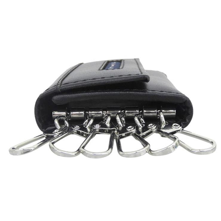 Riverall TOMMY HILFIGER トミーヒルフィガー キーケース 6連 メンズ レザー ブラック 6 HOOK KEYCASE 31TL17X017-001 TOMMY HILFIGER 小物 3