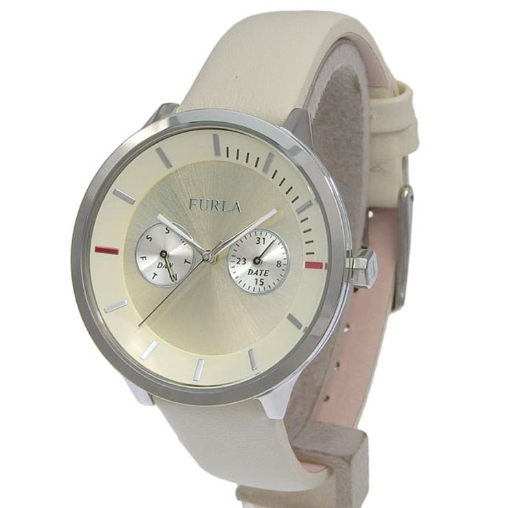 Riverall FURLA フルラ 腕時計 レディース SS×レザー アイボリー メトロポリス METROPOLIS 38mm MULT IVORY DIAL R4251102547 FURLA アクセサリー