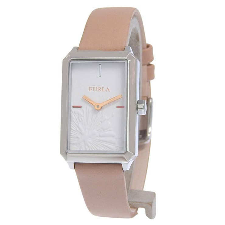Riverall FURLA フルラ 腕時計 レディース SS×レザー ピンク DIANA 36×22mm 2H WHITE DIAL R4251104508 FURLA アクセサリー