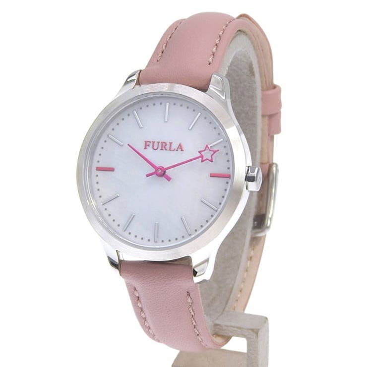 Riverall FURLA フルラ 腕時計 レディース SS×レザー ピンク LIKE 32mm 2H PINK DIAL R4251119509 FURLA アクセサリー