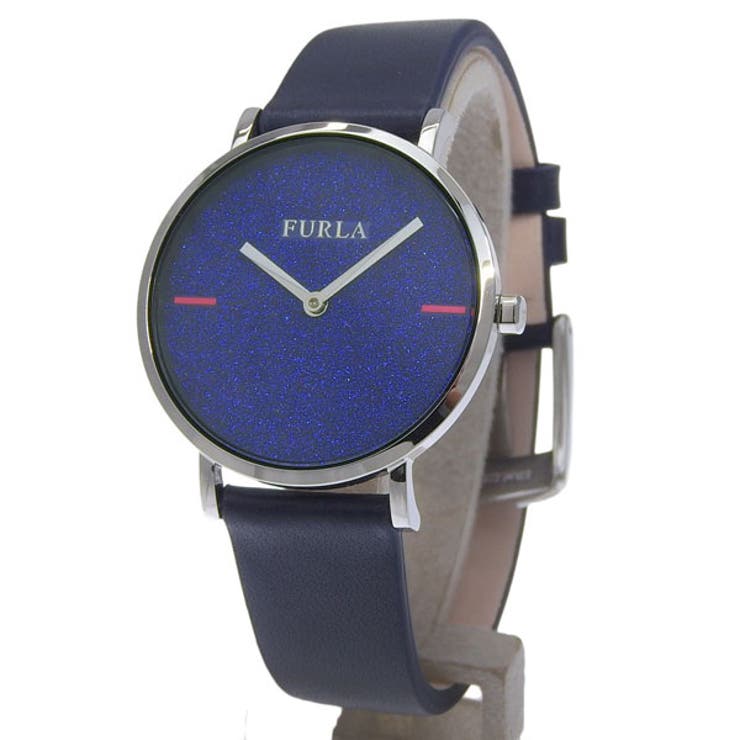 Riverall FURLA フルラ 腕時計 レディース SS×レザー ブルー GIADA SPARKLE 33mm 2H BLUE DIAL R4251122504 FURLA アクセサリー