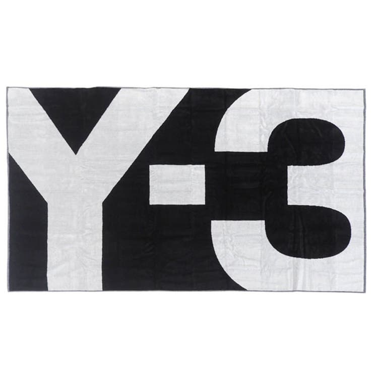 Riverall Y-3 ワイスリー タオル メンズ レディース ビーチタオル コットン ブラック Y-3 BEACH TOWEL HD3306BK Y-3 バス・トイレ・掃除洗濯