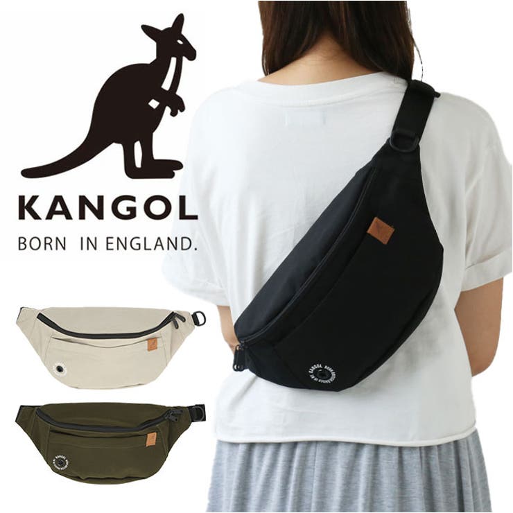 【10％OFFクーポン！11/27(木)1:59まで】BACKYARD FAMILY KANGOL カンゴール ウェストバッグ 250-3052 ..