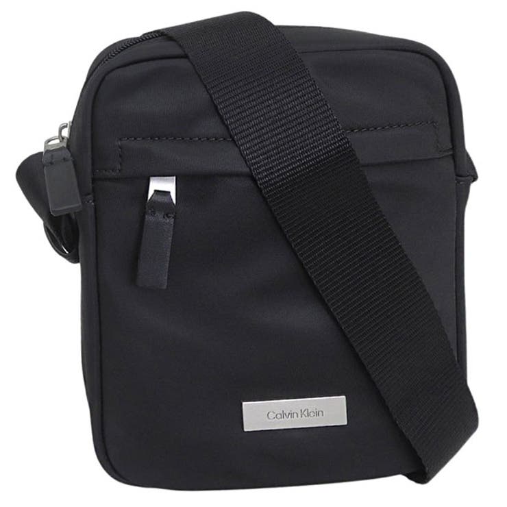 Riverall CALVIN KLEIN カルバンクライン バッグ メンズ ショルダーバッグ ナイロン ブラック SLEEK REPORTER LV04D3180G-BLACK CALVIN KLEIN バッグ・鞄