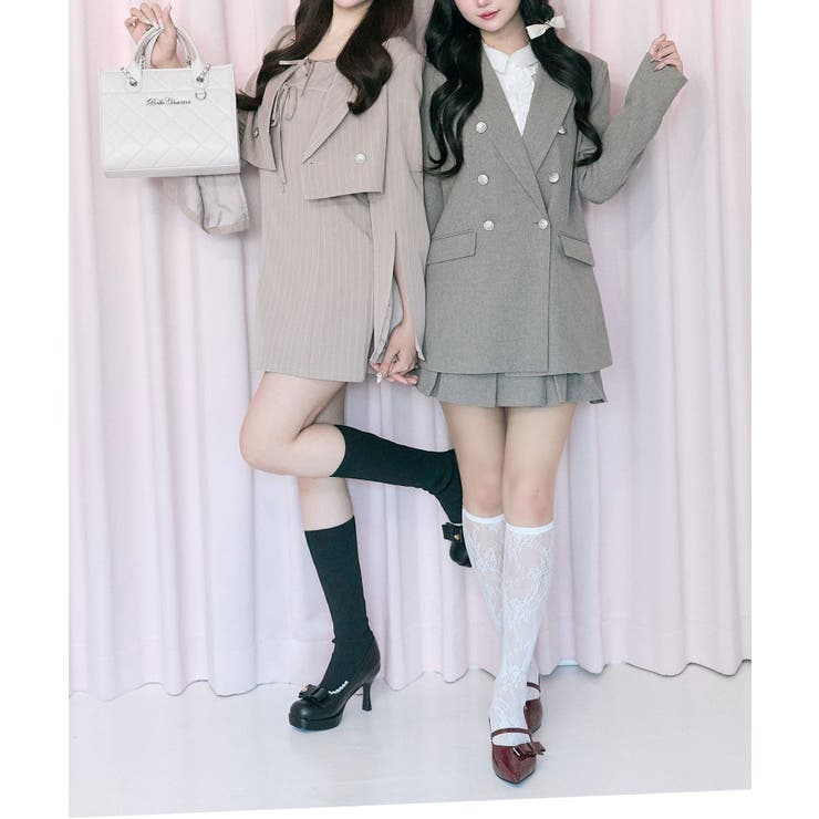 NICE CLAUP / OLIVE des OLIVE　OUTLET 【Belle Charme】Slim Line Long Tailored Jacket アウター(コート・ジャケットなど)