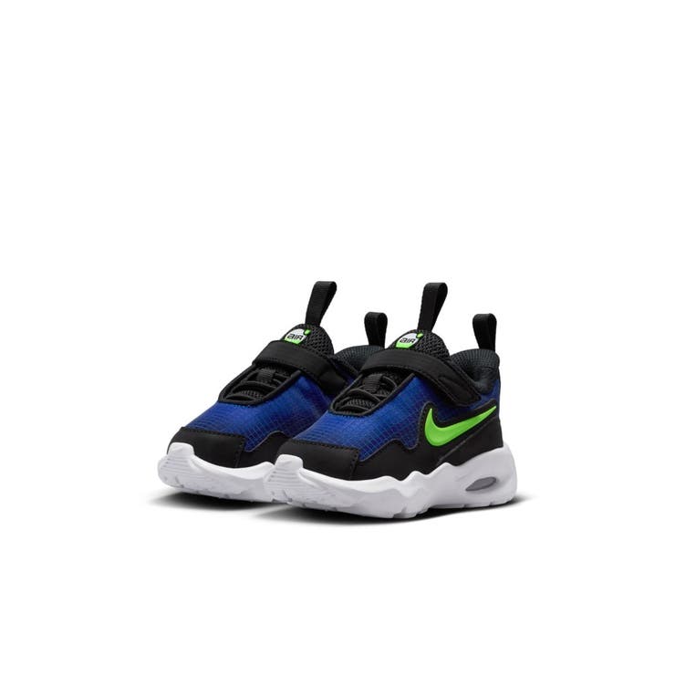 NIKEナイキ ナイキ エア マックス NOVA TDNIKE AIR MAX NOVAFN4461400:レーサーブルー/グリーンストライク-ブラック-ホワイト:RACER BLUE/GREEN STRIKE-BLACK-WHITE大型のクッショニングと大胆なスタイル。それこそがエア マックス ノヴァです。通気性に優れたメッシュと丈夫なリップストップ素材で、軽さと高い耐久性を実現。伸縮性のあるシューレースと調節可能なストラップにより、すばやく履かせてしっかり足をホールド。ベビーのお出かけの準備がすぐに整います。アッパーのメッシュで軽さと優れた通気性を実現し、リップストップ素材と合成皮革で耐久性を強化。Max Airクッショニングで、抜群に快適な履き心地。いつでも最適なサポート性を発揮。柔らかいフォームミッドソールでクッショニングを強化。ワッフルソールにヒントを得たトレッドパターンを刻んだ耐久性の高いアウトソールが、トラクションを発揮。素材アッパー:合成繊維+合成皮革アウトソール:合成底生産国:インドネシア※生産国は予告なく変更となる場合がございます。※ディスプレイ画面等の環境上、ページで見た色と実際の商品の色が多少違う場合がございます。返品・交換について購入後の交換は受け付けておりません。予めご了承ください。返品を希望される場合は購入履歴一覧の「ショップへの問い合わせ」よりお問い合わせください。=========================複数配送先指定について1件の注文に対して、異なる住所への配送は対応出来かねます。恐れ入りますが、異なる住所へ配送をご希望の場合、配送先毎に分けて注文いただきますようお願い申し上げます。【ベビーKIDS】13cm 14cm 15cm 16cm 40013cm