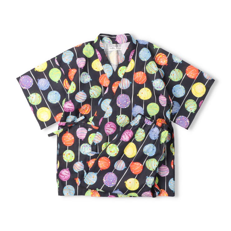 【10％OFFクーポン！7/11(土)1:59まで】こどもの森e-shop 【WEB限定】水風船柄甚平...