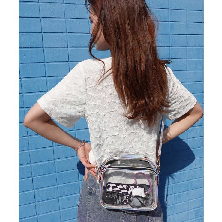 【10％OFFクーポン！6/11(木)1:59まで】CORNERS クリアスクエアバッグ バッグ 鞄
