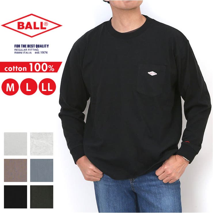 【10％OFFクーポン！7/26(日)1:59まで】BACKYARD FAMILY BALL OE天竺 ポケ付きTシャツ トップス