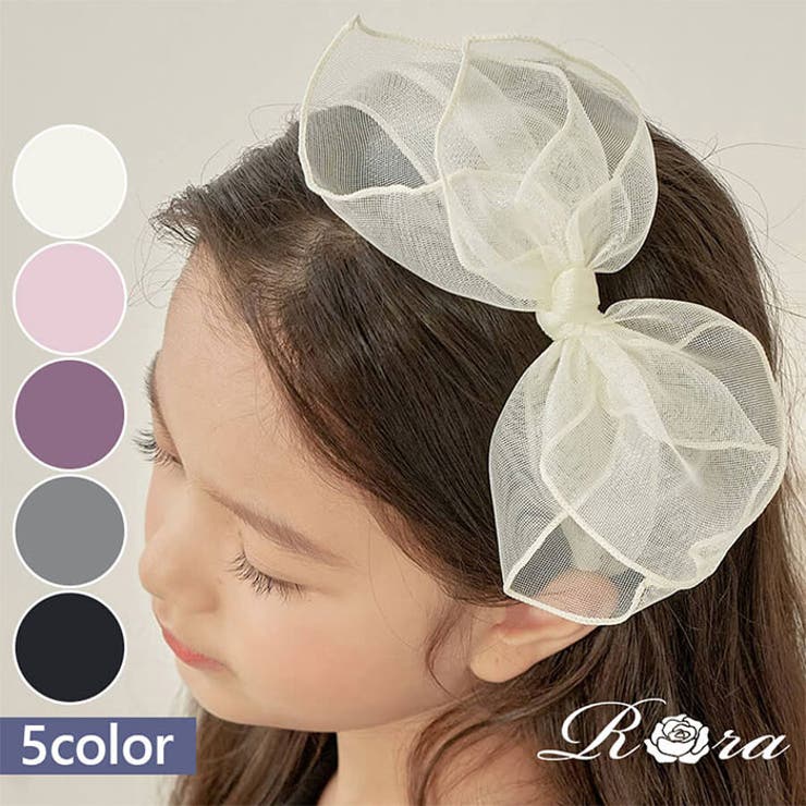 BACKYARD FAMILY スエビックリボンカチューシャ(5color) ヘアアクセサリー