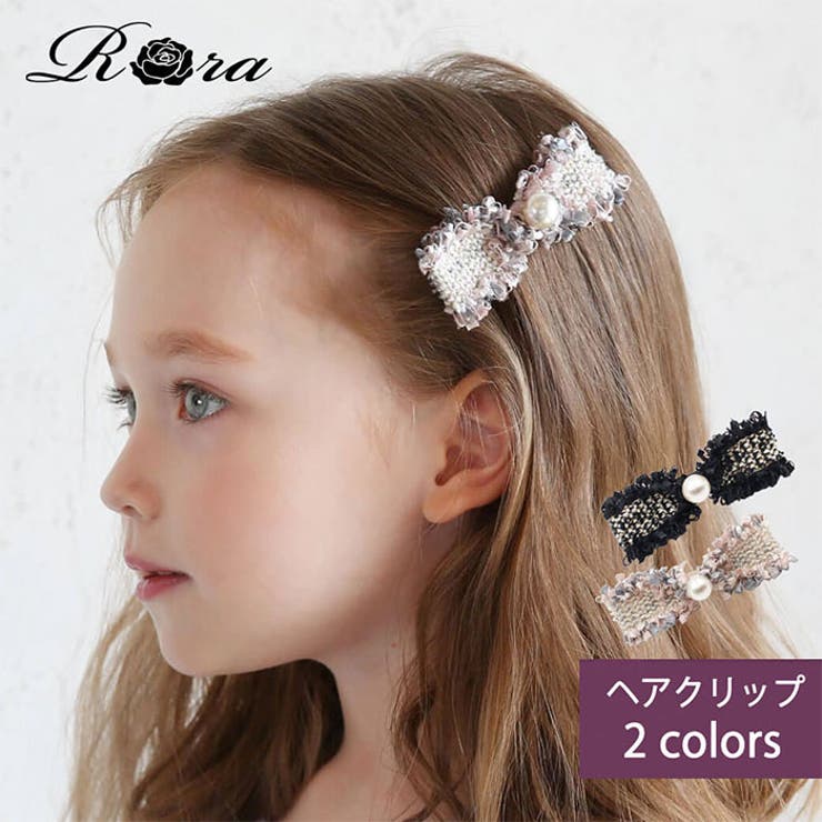 BACKYARD FAMILY ツイーディーリボンピン ヘアアクセサリー