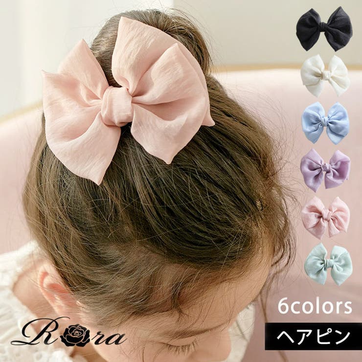 BACKYARD FAMILY ソーウ大きなリボンヘアピン ヘアアクセサリー
