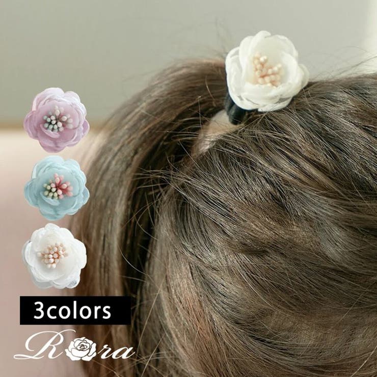 BACKYARD FAMILY ベンジーフラワーポニーテール ヘアアクセサリー