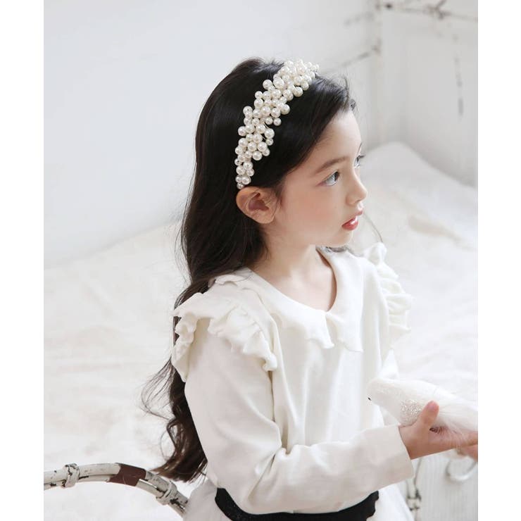 BACKYARD FAMILY エルシエ パール カチューシャ ヘアアクセサリー