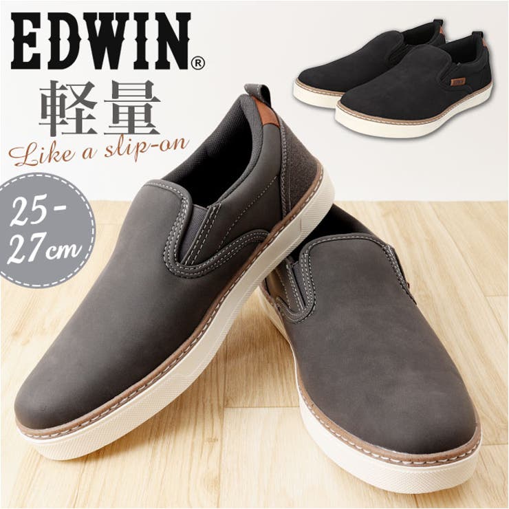 BACKYARD FAMILY EDWIN スリッポン シューズ・靴