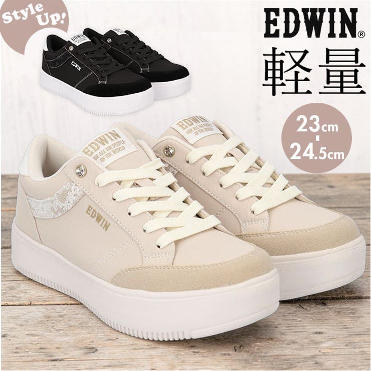 BACKYARD FAMILY EDWIN 軽量レディーススニーカー シューズ・靴