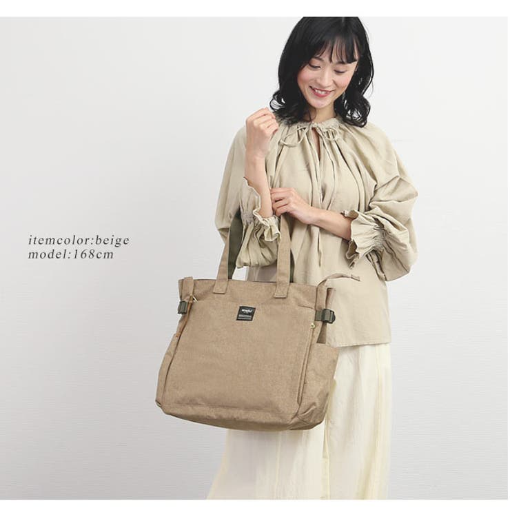 BACKYARD FAMILY anello アネロ ポスト 10ポケット トートバッグ AT-C3132 バッグ・鞄