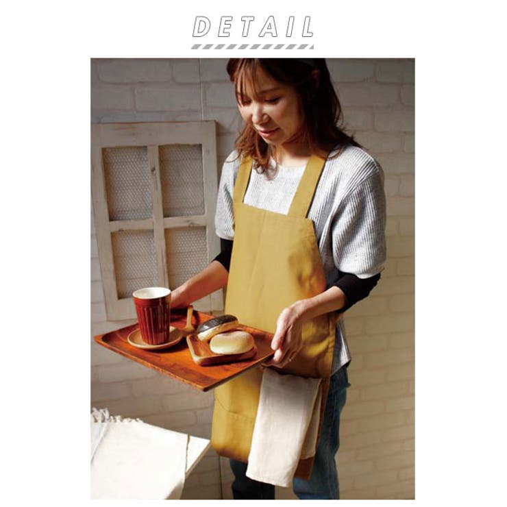 【10％OFFクーポン！9/24(木)1:59まで】BACKYARD FAMILY キャンバスエプロン バッククロス 10oz キッチン shoplistselect-10097292 SHOPLIST サンプル画像2