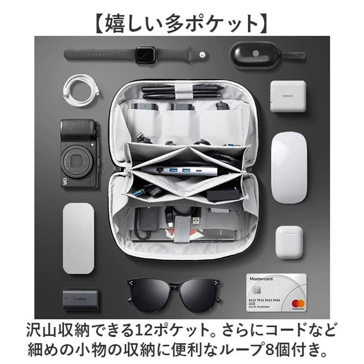 【10％OFFクーポン！7/26(日)1:59まで】BACKYARD FAMILY ガジェットポーチ 山型収納ポーチ 大容量 バッグ・鞄 shoplistselect-10324183 SHOPLIST サンプル画像3
