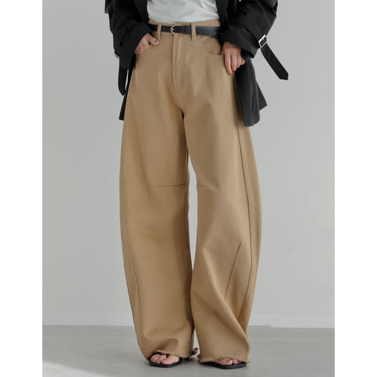 Re:EDIT [低身長/高身長サイズ有]カツラギバレルレッグカーブパンツ パンツ・ズボン shoplistselect-10456830 SHOPLIST サンプル画像2