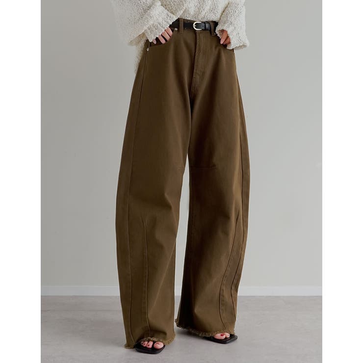 Re:EDIT [低身長/高身長サイズ有]カツラギバレルレッグカーブパンツ パンツ・ズボン shoplistselect-10456830 SHOPLIST サンプル画像3