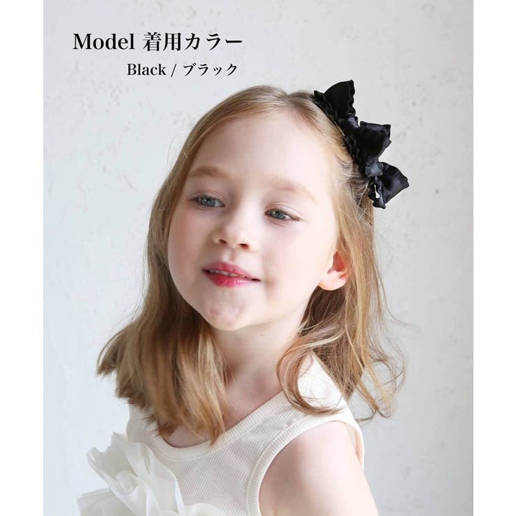 BACKYARD FAMILY ムアリボンヘアピン(2個セット) ヘアアクセサリー