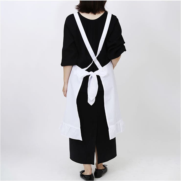 【ポイント2倍＆クーポン！3/11(水) 1:59まで】BACKYARD FAMILY ブロードエプロン ルームウェア・パジャマ