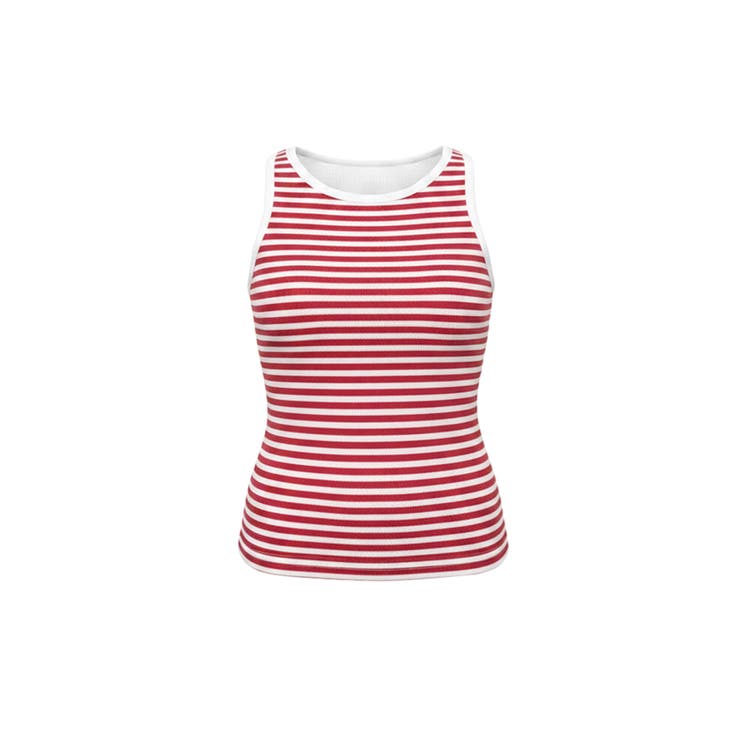【10％OFFクーポン！7/2(木)9:59まで】coca 【OUT BRA】ボーダーボートネックタン...