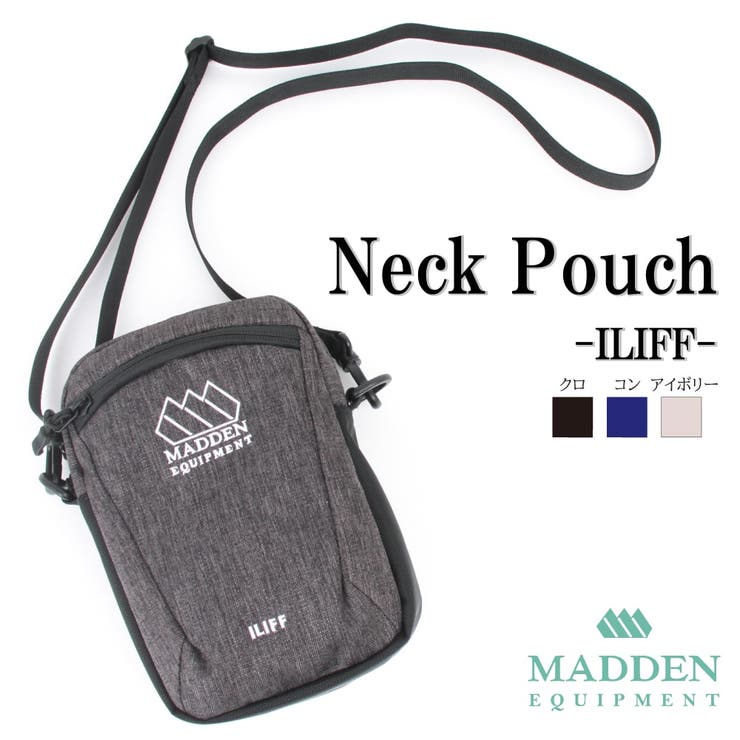 LOWARD 【MADDENEQUIPMENT】MesaネックポーチILIFFEQMK07ミニポーチ肩掛け斜め掛けバックシンプルメデンイクイップメント バッグ・鞄