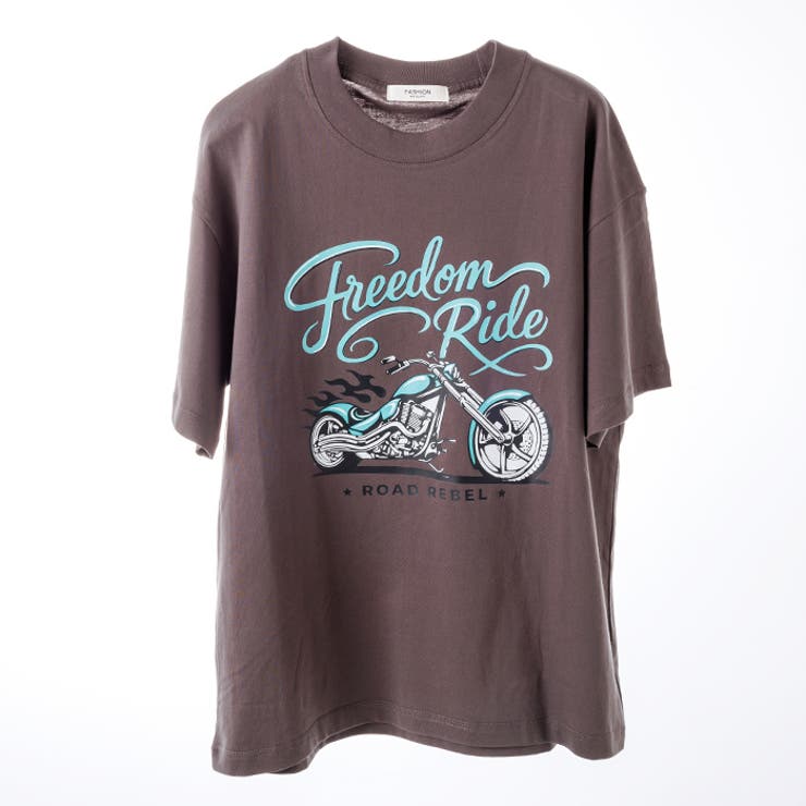 【10％OFFクーポン！9/24(木)1:59まで】attagirl オーバーサイズバイクプリントTシャツ トップス shoplistselect-10525274 SHOPLIST サンプル画像2