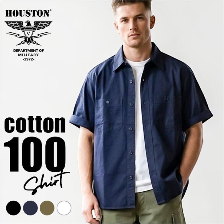 【10％OFFクーポン！7/26(日)1:59まで】BACKYARD FAMILY HOUSTON OX SS WORK SHIRT トップス