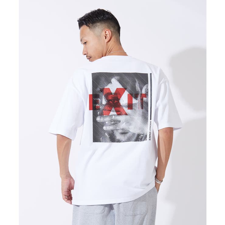 【10％OFFクーポン！6/26(金)1:59まで】improves 半袖Tシャツ メンズ レディース フォトプリント 綿100 ビッグシルエット SIDEWAY STANCE オーバーサイズ ストリート 古着MIX トップス
