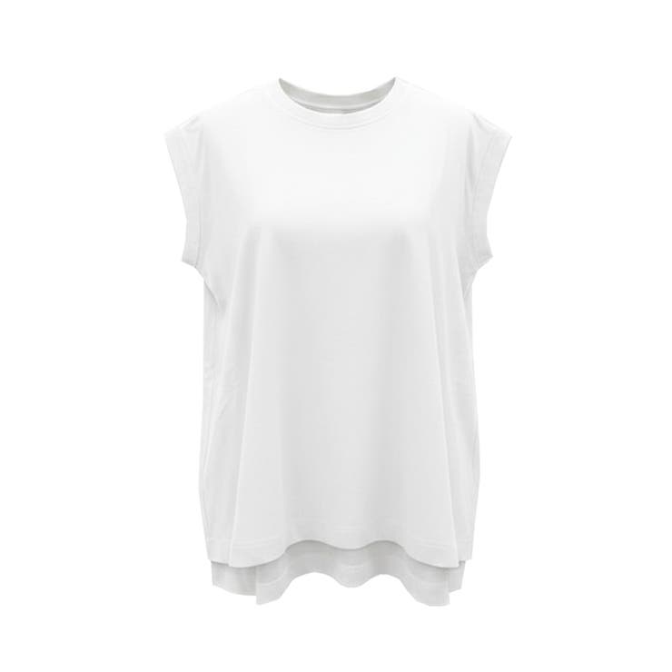 【10％OFFクーポン！7/11(土)1:59まで】coca バックギャザーロールアップスリーブT...