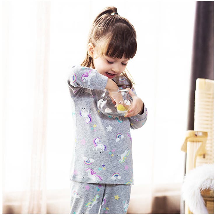 【10％OFFクーポン！4/17(金)9:59まで】BACKYARD FAMILY キッズパジャマ綿 ykh638z ルームウェア・パジャマ