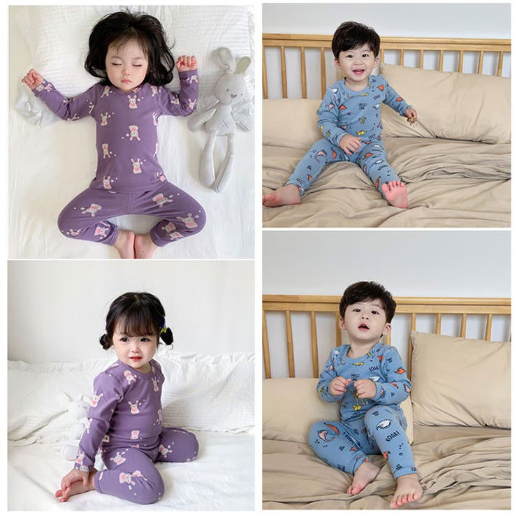 【10％OFFクーポン！4/17(金)9:59まで】BACKYARD FAMILY キッズパジャマ nakpj4045 ルームウェア・パジャマ
